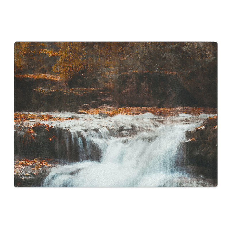 Forest Stream Vol.5 Chopping Board, 0.4cm H x 28.5cm W x 39cm L