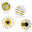 Loretto 1-Light Glod Semi Flush Mount-986854205