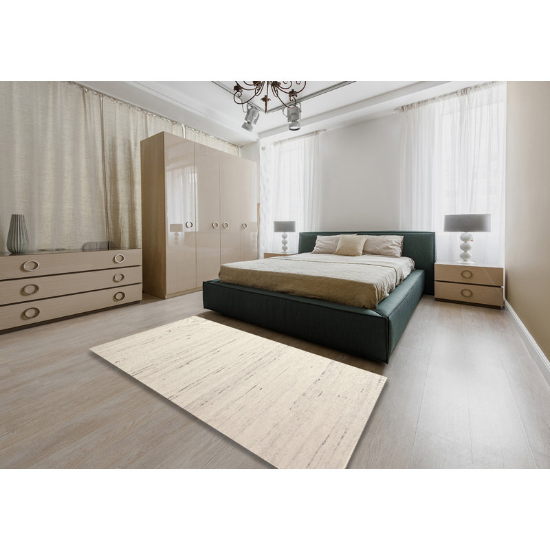 Tapis gris zone contemporaine, Rectangle 5 pi x 7 pi