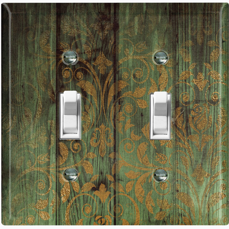 2 - Gang Toggle Light Switch Standard Wall Plate