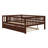 Wood Daybed With Trundle And Fence Guardrails-1255927856