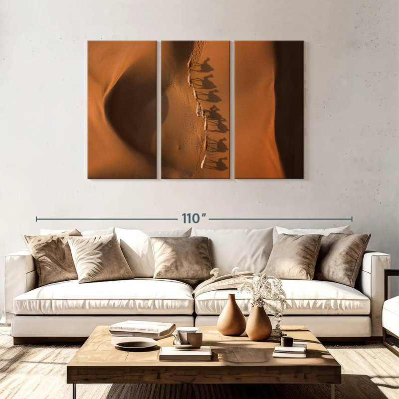 Alvord Desert Camel Shadows, 48" H x 74" W