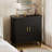 31.5'' Modern Sideboard Buffet Cabinet With Sliding Tambour Doors, Adjustable Shelves And Storage For Office, Bedroom Storage Cabinet, Hallway Storage Cabinet, Console Storage Cabinet-889011669