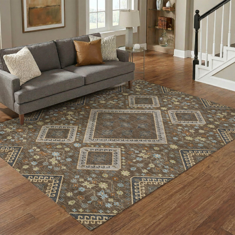 Tapis décontracté de qualité supérieure Mayfield AMF2459, Chocolat, 10 pi x 14 pi