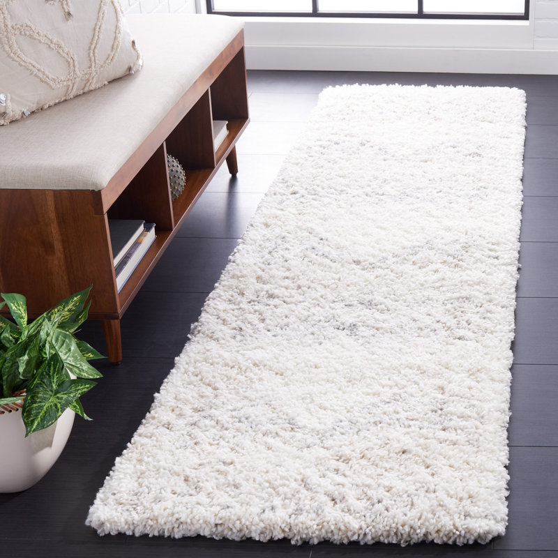 Tapis ivoire / gris Fontana 823, Tapis de couloir 2 pi 3 po x 8 pi