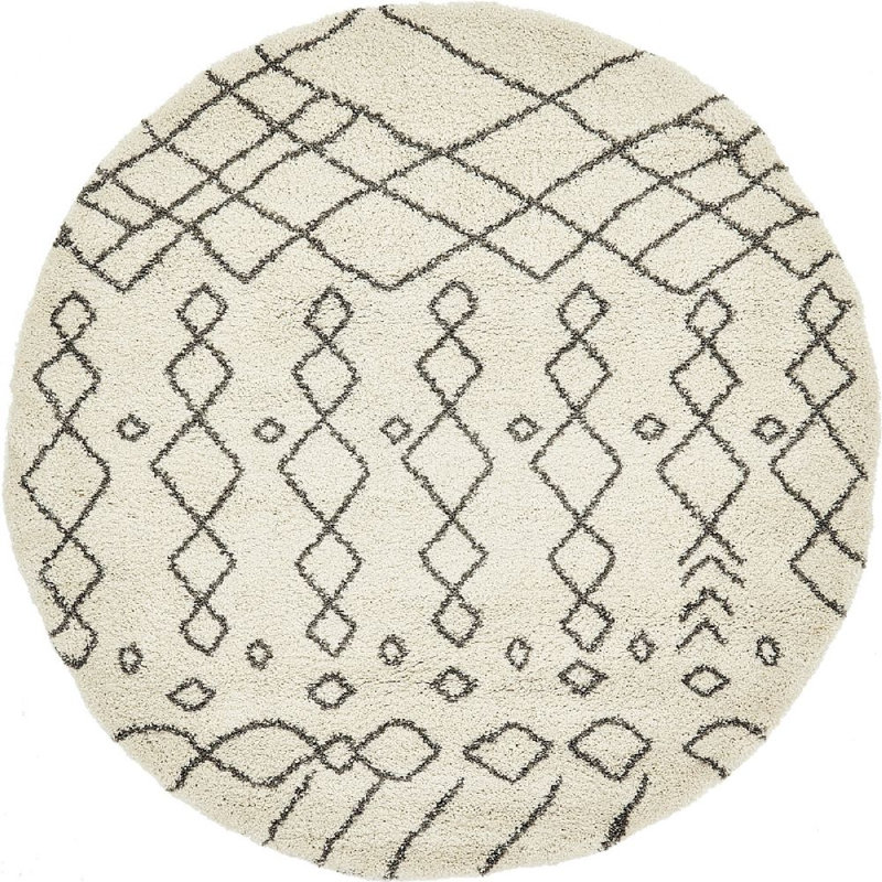 Walsenburg Oriental Indoor Rug, Round 8'