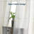  Plain Weave Faux Linen Sheer Curtains(Set of 2)-2125782545