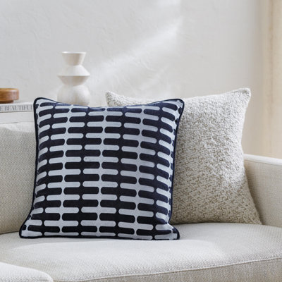 Thurman Geometric Cotton Throw Pillow