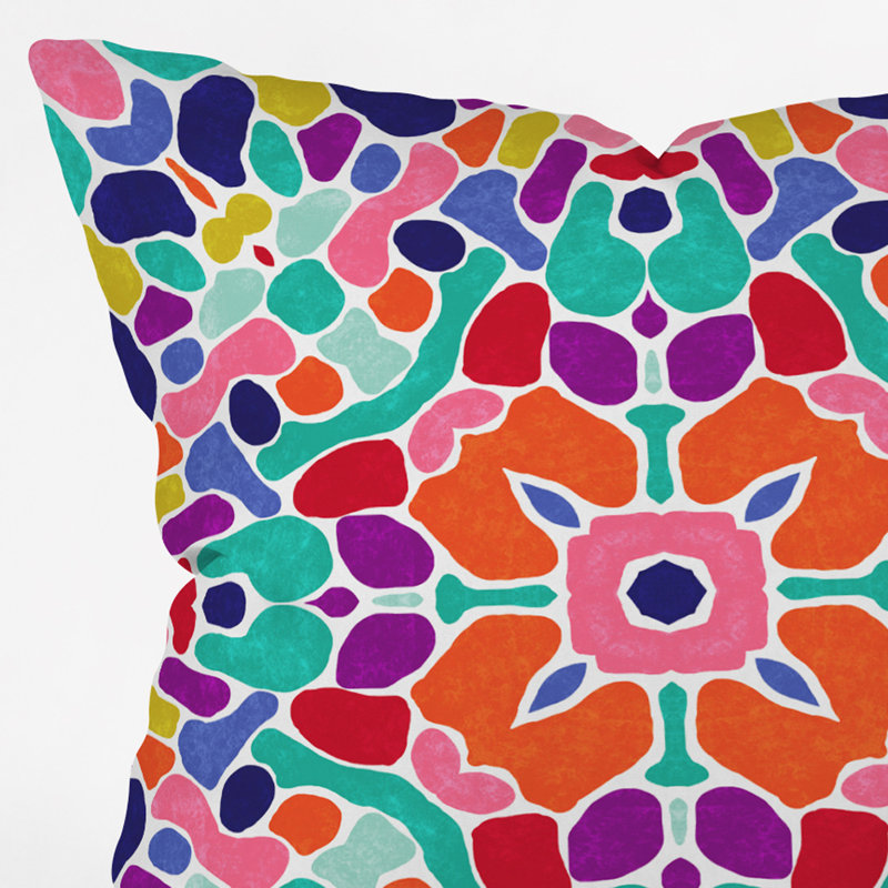 Boho I Outdoor Throw Pillow
