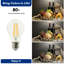 8W E27 Dimmable LED Vintage Edison Light Bulb Amber