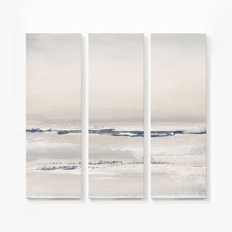 Impression abstraite Ethereal Tide v2, Toile tendue, H 48 po x l 48 po x P 1,25 po, 3