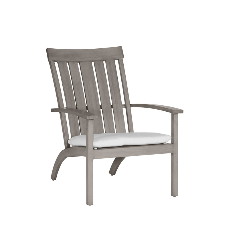 Chaise adirondack en aluminium Club, Check Plaid Reef, Trépointe, Huître