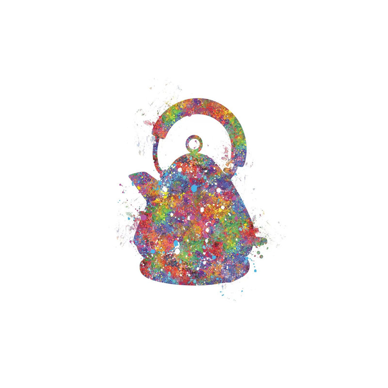 Kettle by Genefy Art - Wrapped Canvas Painting, 66.04 cm H x 45.72 cm W x 3.175 cm D