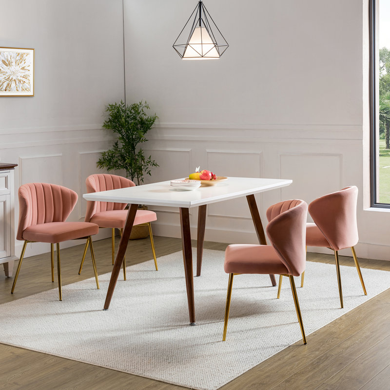 Fauteuil d'appoint à oreilles Axia, Rose