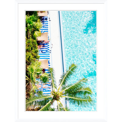 Above The Palms And Pool Giclee Print by Soicher Marin Archives