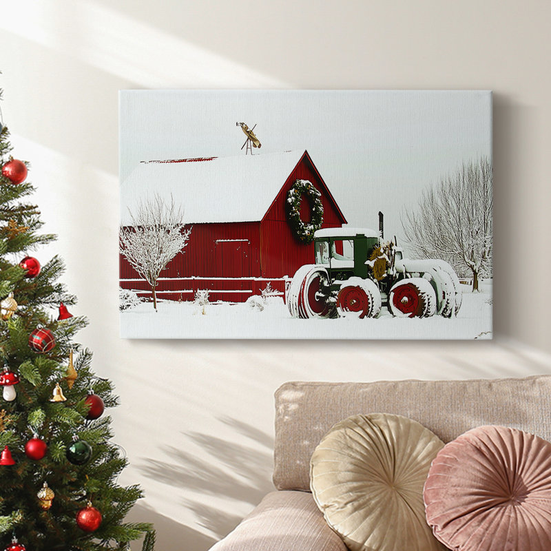 Christmas Holiday Arts - Toile tendue avec châssis XMA171415, H 40 po x l 60 po