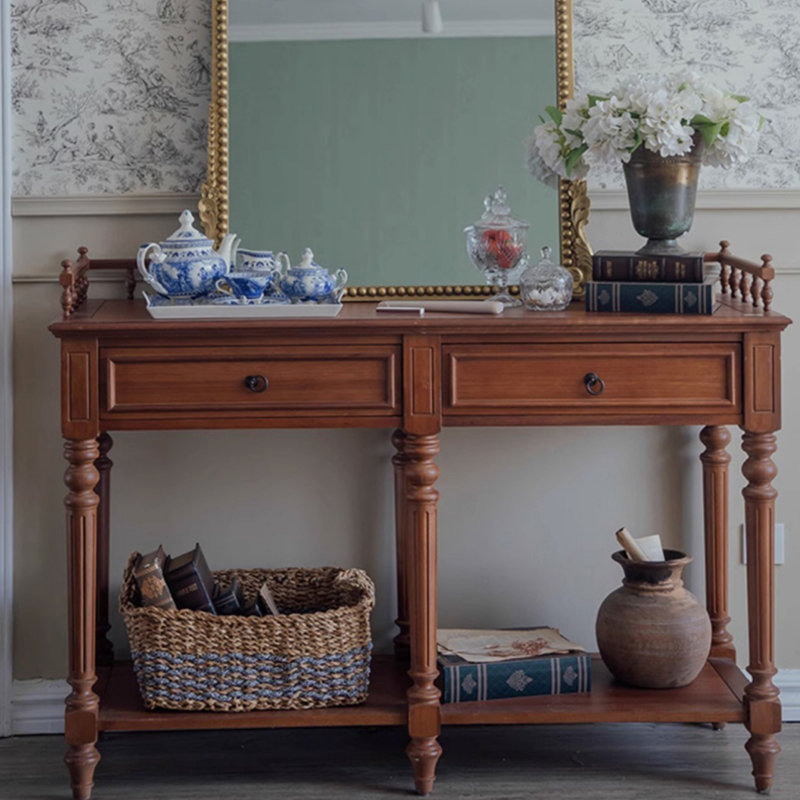 Country style retro console table