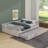 Upholstered Platform Bed With USB And Trundle-1068871443