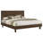 Brown Eastern King Platform Bed