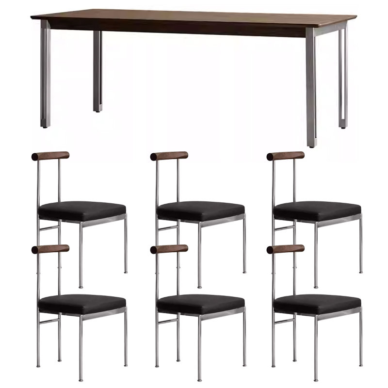 Light Luxury Modern Metal Sense Rectangular Table