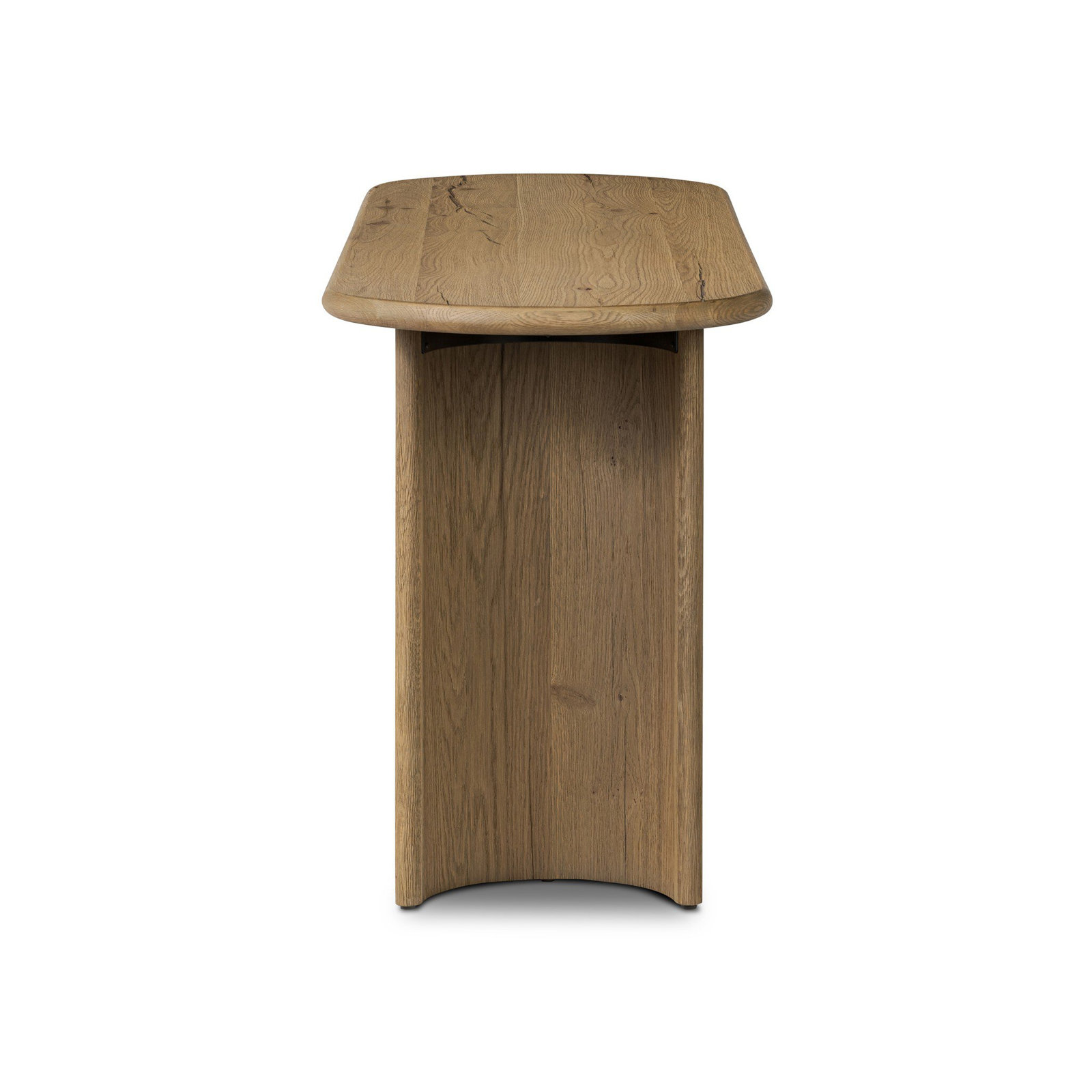 Haiden 78 " Console Table, Worn Oak