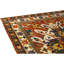 Tapis oriental en laine noué à la main orange / brun
