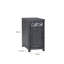 Zoko Chairside End Table, Drawer And USB Ports, Ash Grey Wood, 26 Inch