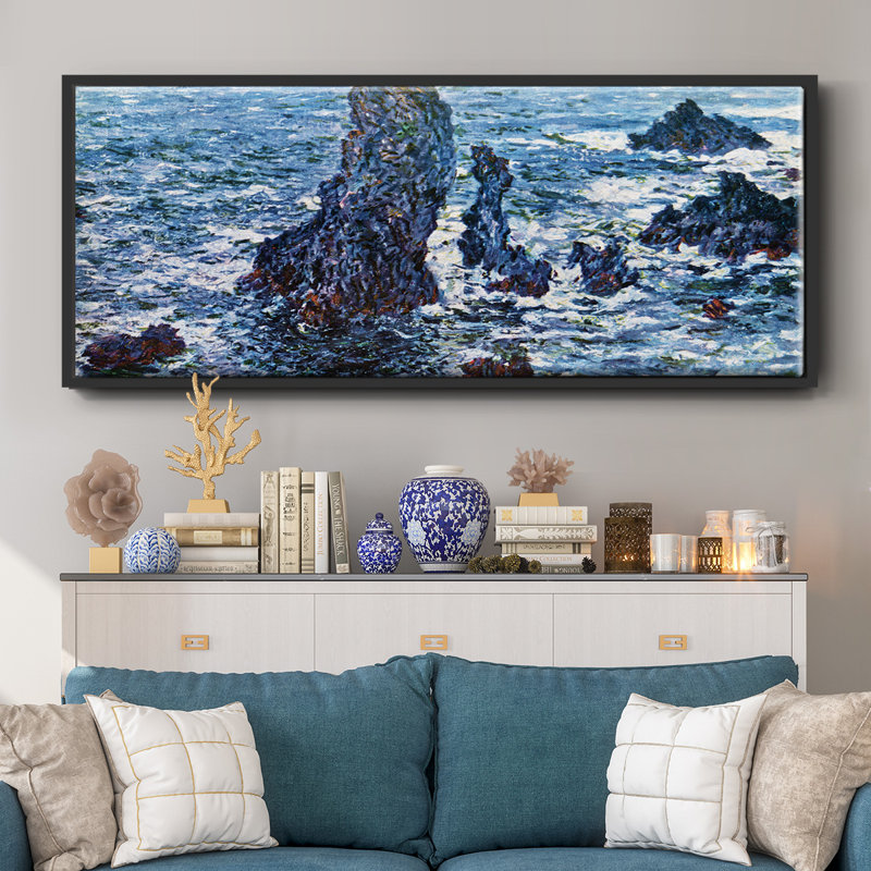Rocks on Belle - Framed Canvas