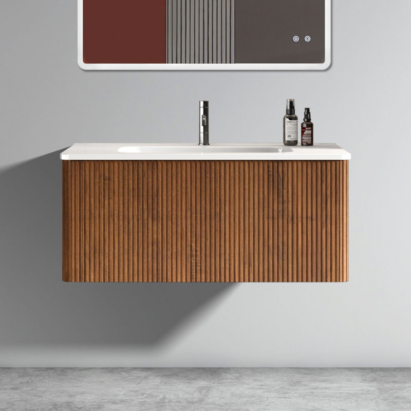 Bathroom Vanity With Sink, Wall Mounted Floating Bathroom Vanity For Bathroom