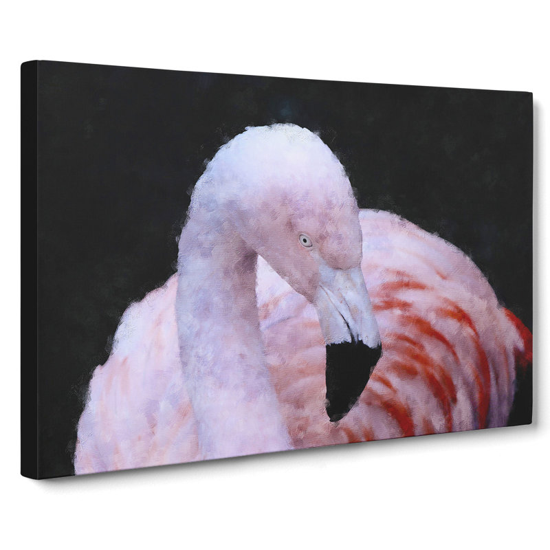 Pink Flamingo Vol.1 - Wrapped Canvas Print, 40cm H x 60cm W x 3cm D