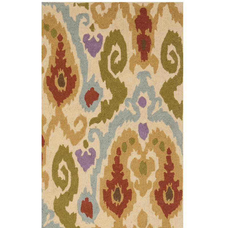 Chelsea Hand Hooked Wool Pile Oriental Rug, Rectangle 8' x 10'