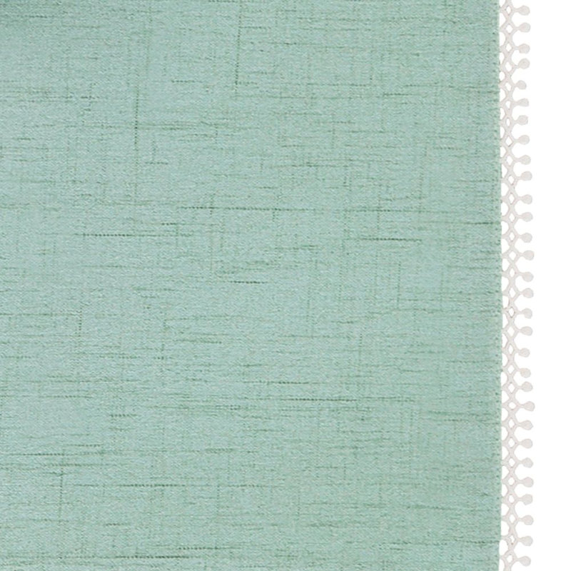 Lenox French Perle Solid Tablecloth, 60"X102" Rectangle, Ice Blue