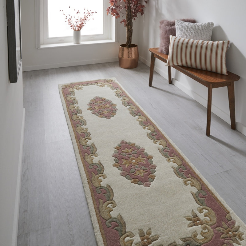 Hounslow Oriental Wool Hand Tufted Area Rug, Runner 68 x 235 cm