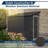 4 ft. W x 8 ft. D Metal Lean-to Storage Shed Foundation Kit Included-98676786