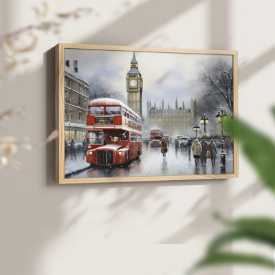 Chirstmas Art-CCCXXVIII -Framed Print - Restickable