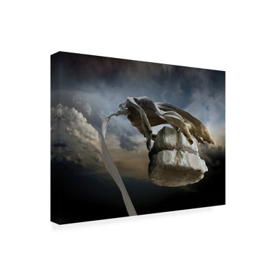 Wrapped Canvas Wall Art - Radoslav Penchev 'Explorer Of Another Dimension' Wall Art for Living Room, Bedroom, or Office Décor  - 14x19
