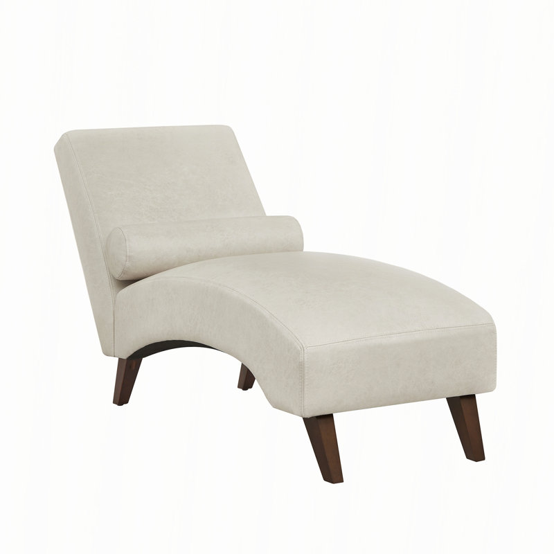 Méridienne avec tissu technique et traversin, Beige