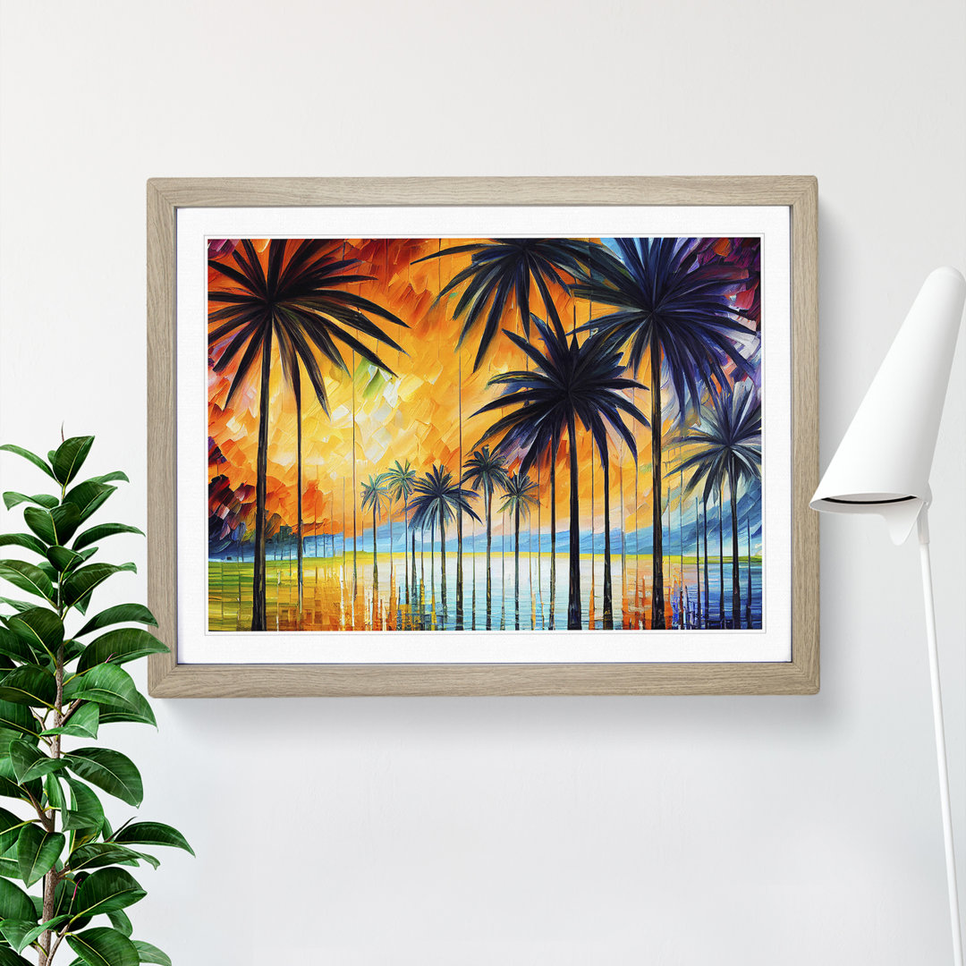 Palm Tree Vol.7 - Picture Frame Painting