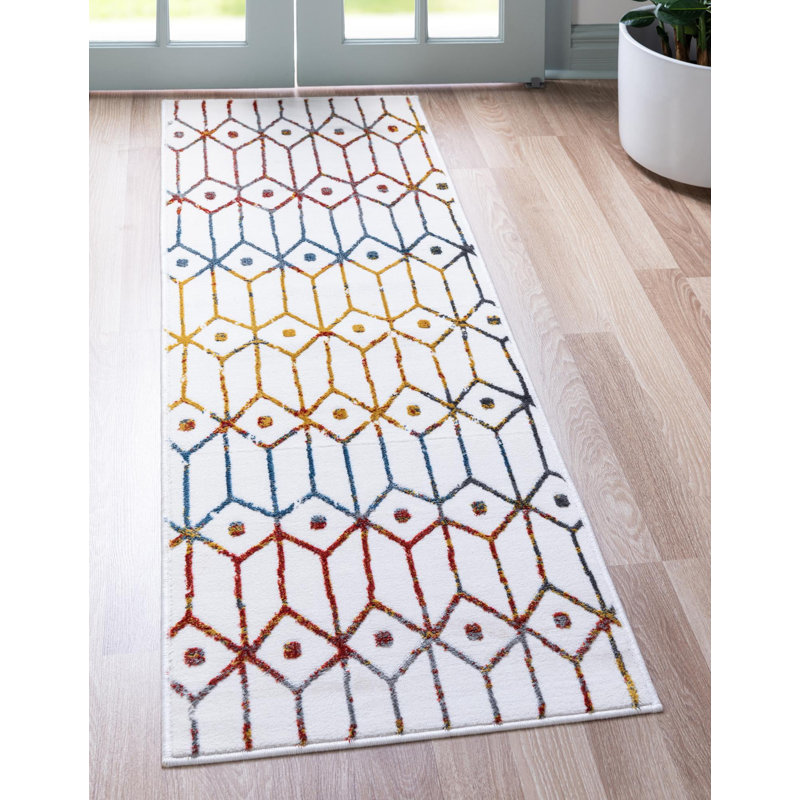 Eshin Abstract Indoor Rug, Runner 2'11" x 19'8"