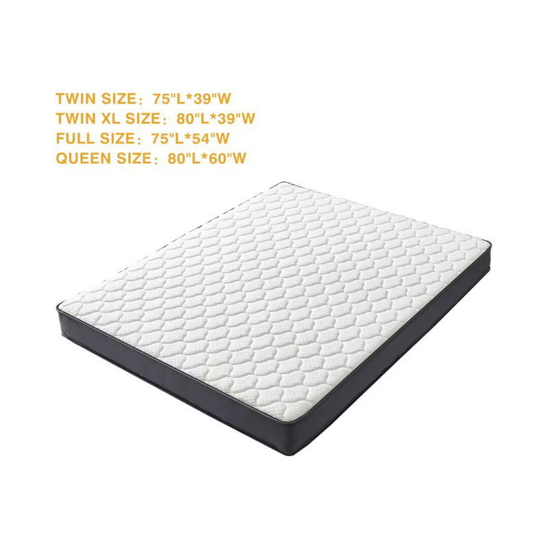 6 Inch Medium Memory Foam Pocket Spring Hybrid Mattress, Queen