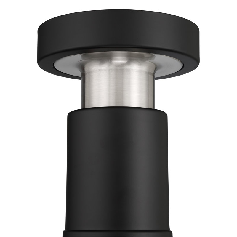 Medeea 52'' Ceiling Fan with LED Lights, Flat Black/Brushed Polished Nickel