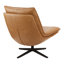 Chaise longue pivotante en cuir Delana-112574276