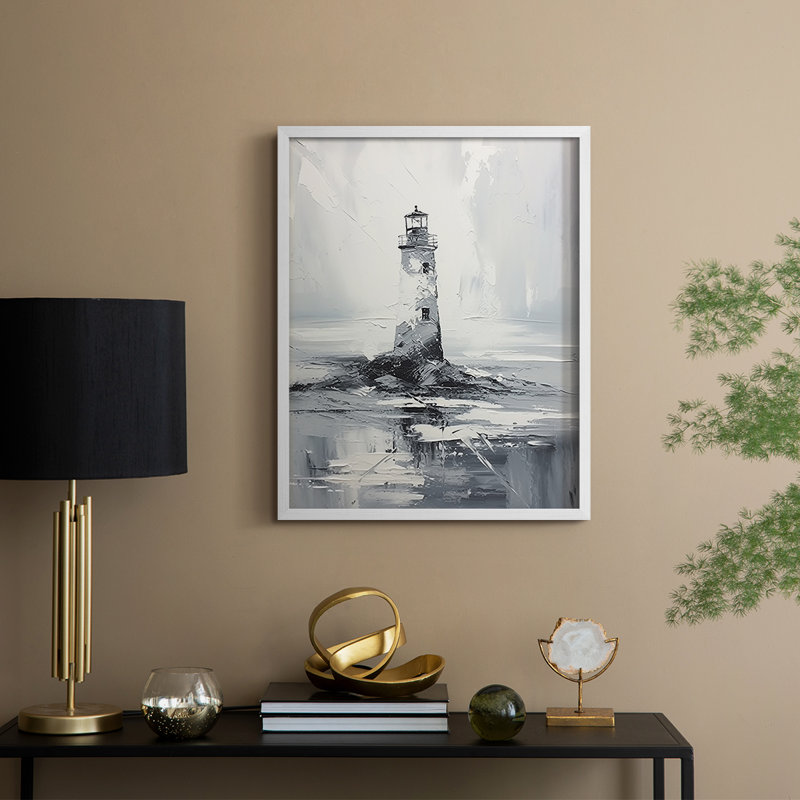 «NAUTICAL Series Dxxiv», H 11 po x l 9 po, Blanc