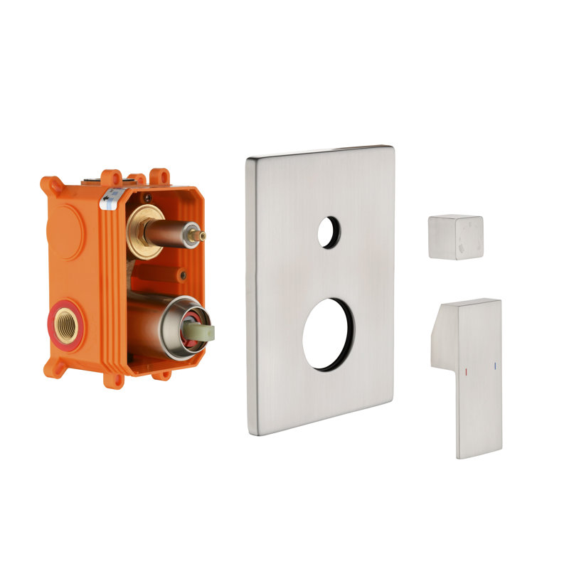 All-In-One Kit with Rough in-Valve, Brushed Nickel