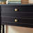 Retro Simple Semicircle Solid Wood Accent Chest-110497548