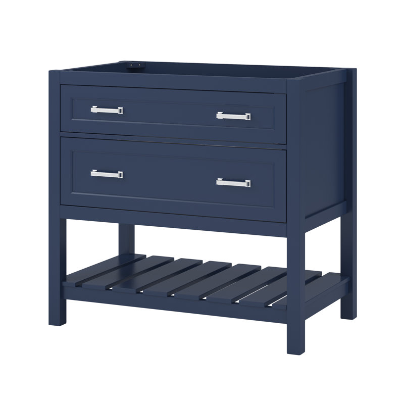 Lawson 36'' Single Bathroom Vanity Base Only, Aegean Blue