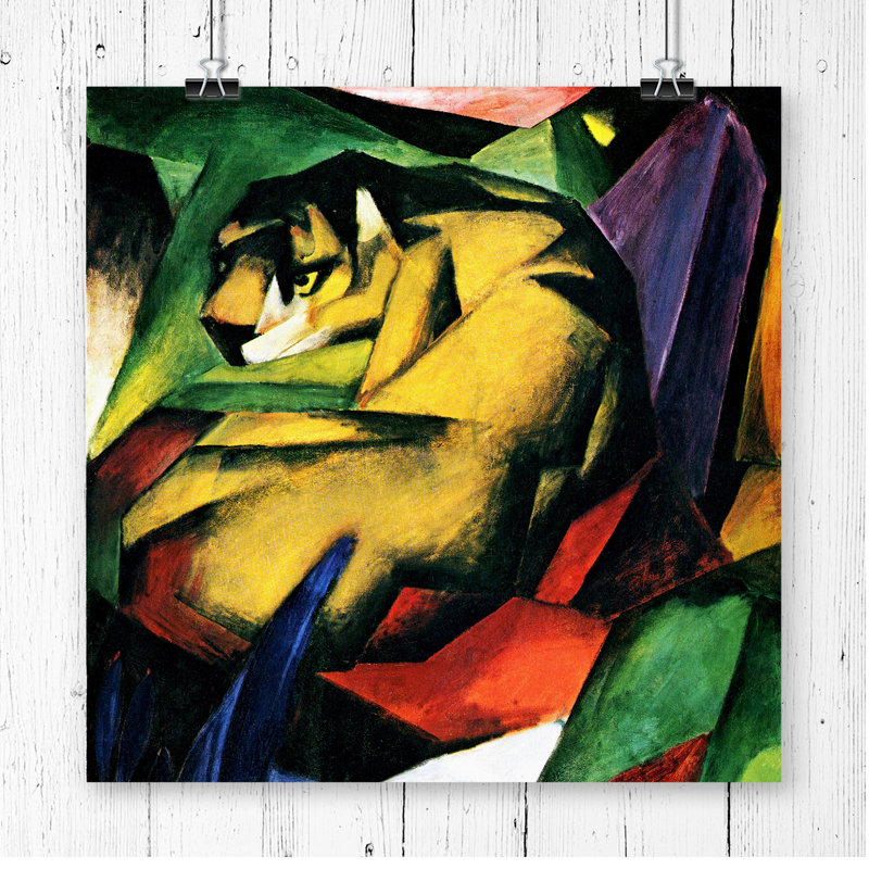 Franz Marc the Tiger - Frameless Print, 40.64 x 40.64cm