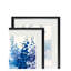 « delphiniums », ensemble de 2 reproductions encadrées