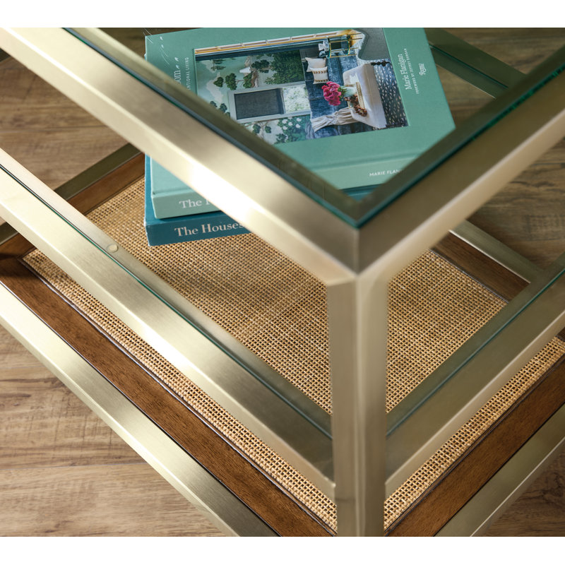 Melange Glass End Table