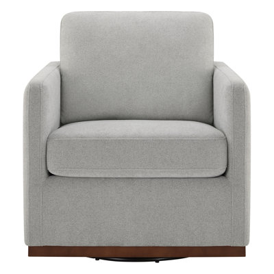 Bobbi Upholstered Swivel Armchair